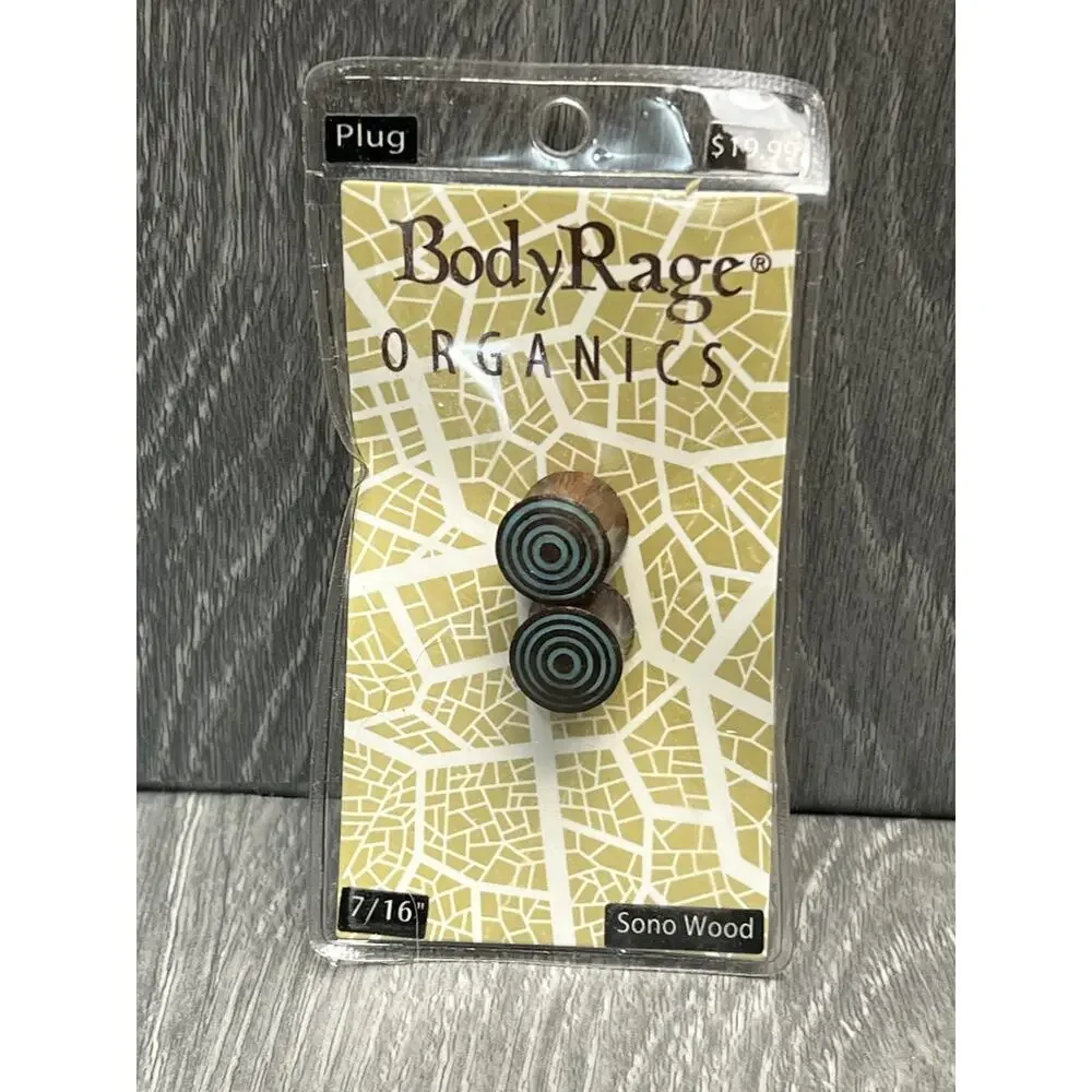 BodyRage Organics Wood Plug 7/16